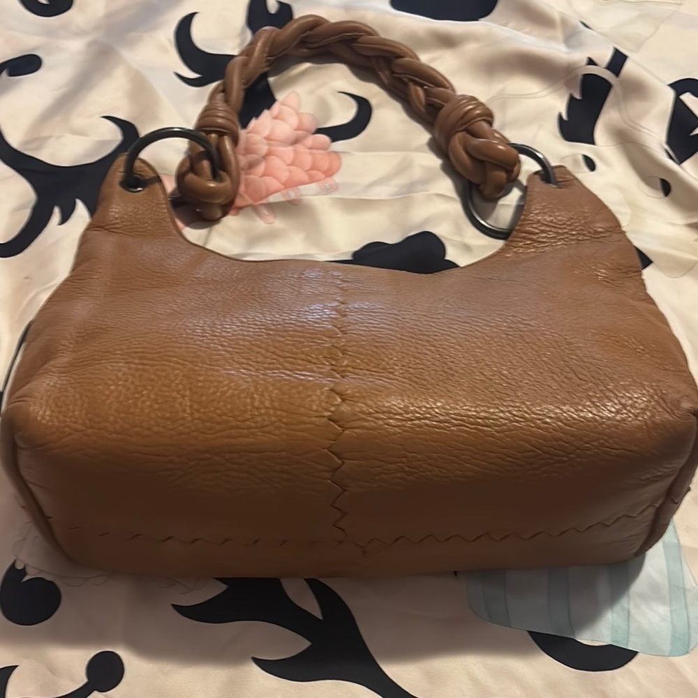 Bottega Veneta Tan Leather Shoulder Bag